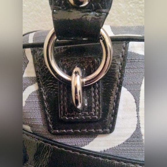 COACH Penelope Shantung Signature Satchel Handbag - Picture 13 of 16